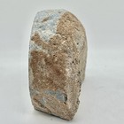 Natural Agate Geode Half Quartz Crystal Druzy Polished Stone Decor 4 25in