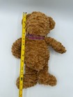 First And   Main Peabody Brown Cream Teddy Bear 14  Plush Plaid Bow 1025