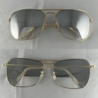 Vintage B l Rayban Usa Tru Pilot Mirrored 58mm Caravan Aviator Sunglasses Nos