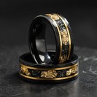 Black Hammered Tungsten Ring     Meteorite   Gold Leaf     8mm Men   s Wedding Band