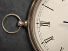 Rare  Large Pottery Barn Pocket Watch Style  Heavy Wall Clock  quartz Mvmt Works