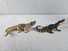 Safari Ltd Alligator Crocodile Toy Lot Of 5 albino Gator  Reptile Animal Figure