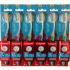 Extra Soft Toothbrush With Compact Head  Slim Soft Gliding Tips - Pack Of 6