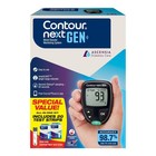 Ascensia Contour Next Gen Blood Glucose Monitor All-in-one Kit With 20 Test Stri