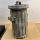 1981 Nancy Lopez Pandemonium Stoneware Garbage Can Piggy Bank Ceramic B