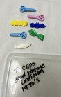 Lot Of 7 Vintage 1960   s 70   s Plastic Children s Barrettes Scissors Bows    