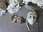 Lot Of 4 Ceramic Unicorn Figurines  Unicorn Light Catcher  Girl Music Box  Mask