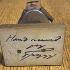 Vintage Rare Signed Trygg Hand Carved Wood Friar monk Holding   Reading Book