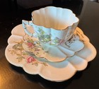 Foley Queen Victoria Diamond Jubilee 1897 3 Piece Tea Set Scalloped Sixty Years