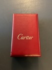 Vintage Cartier Rectangular Cube Lighter Black Enamel   Gold Original Box Read