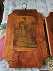 Vtg 1998 Lot Of 3 Matching Decoupage Victorian Fashion Wood Wall Art 9 5 X 6 5