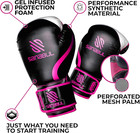 Sanabul Essential Gel Boxing Gloves   Kickboxing Gloves For Men   Women   Boxing