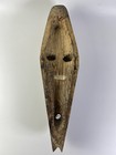 Vintage Hand Carved Ghana African Tribal Wood Wall Mask Folk Art 18    Decor
