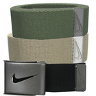 Nike Golf Men s 3-in-1 Web Belts  One Size Fits Most