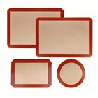 4-pack Silicone Baking Mat Set     Non-stick Reusable Sheet   Round Cake Liners