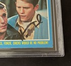 Henry Winkler Autographed 1976 Happy Days Card Signed Bas Slabbed Signed