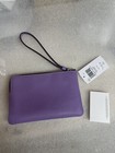 Coach Signature Corner Zip Wristlet Iris 58032 New