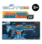New Nerf Elite 2 0 4 In 1 Toy Dart Gun Upgradeable 24 Darts Boy s Toy Guns Kid s