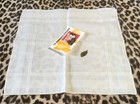 French 1920s Men White Cotton Striped Handkerchiefs lot Of 6 unused 12 5 X 12 5 