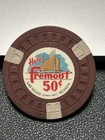  classic   50 Hotel Fremont Casino Poker Chip Las Vegas Nevada Gambling Token