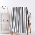 Cotton Extra Large Towel Set - Striped Super Absorbent Hand Bath Towels