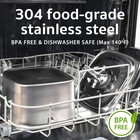 Veken Innovation Award Winner Stainless Steel Cat Water Fountain 95 Oz 2 8