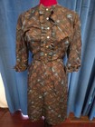 Lucille Ball Owned   Worn 50 s Brown Long S Dress From Stylist Sydney Guilaroff