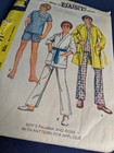 Vintage 1971 Mccall   s Sewing Pattern Boy   s Pajama And Robe 3041 Easy