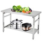 Stainless Steel Work Food Prep Table Station Commercial Kitchen Restaurant Table