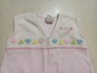 Halo Baby Fleece Sleep Sack Size Medium 6-12 Months Pink Hearts