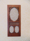Dollhouse Miniature 1 12 Scale Mahogany Screen Door - Artist Made