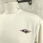 Quiksilver Rash Guard Men L Cream Upf 50  Sun Protection Surf Swim Shirt Beach