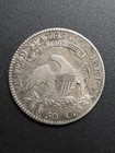 1814 50c Capped Bust Half Dollar E Over A Variety Vf