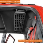 Steel Overhead Molle Storage Panel Fit Toyota Tacoma 2016-2023 Double Cab 4-door