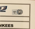 Derek Jeter Hr  219 Mlb Game Used Lineup Card 8 10 09 2009 Yankees World Series