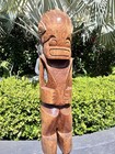 New 3    Marquesan Style Coconut Palm Tiki Bar Decor Oceanic Varnished