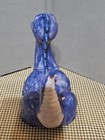 Dragon Ceramic Incense Burner  Nose   Butt Smoke   Purple blue And White  6x4x5 
