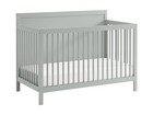 Essential 4-in-1 Convertible Panel Crib With Round Spindles  Gray Free Shipping