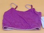 Bleuet Girls Set Of 2 Training Bras Bralettes Size 7-8 Pink   White First Bra