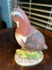 Bob White Andrea By Sadek Quail  7128 Porcelain 8 1 2    Figurine Bird Vtg Euc