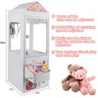 Mini Claw Machine 110v Candy Toy Grabber Catcher Carnival Crane Charge Play Mall