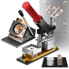 50 50mm Square 2 2  Badge Making Machine cutter   900pcs Fridge Magnet Materials