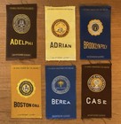 Tobacco Cigarette Egyptienne Luxury Silks   Lot Of 6   College Fraternal Seal