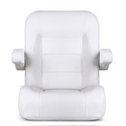 Northcaptain Reclining Pontoon Captain s Chair Bucket Seat white