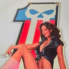 Vintage Harley Davidson Motorcycles Sign - Punisher American Gas Porcelain Sign