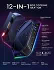 Jsaux 12 In 1 Rgb Docking Station For Steam Deck  oled  rog Ally X legion Go