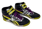 Reebok Freestyle 80s 90s Retro Vtg Inspired High Top Shoes Black Leather Zebra 7