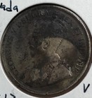 1911 Newfoundland King George Canada 50 Cent Silver Coin