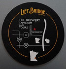 Craft Beer Coaster One Lift Bridge Brewing Co Stillwater Mn 4  2 Sided Mn-lift-9