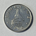 1990 Zimbabwe 5 Cents Coin Hare Rabbit Bunny Animal Wildlife